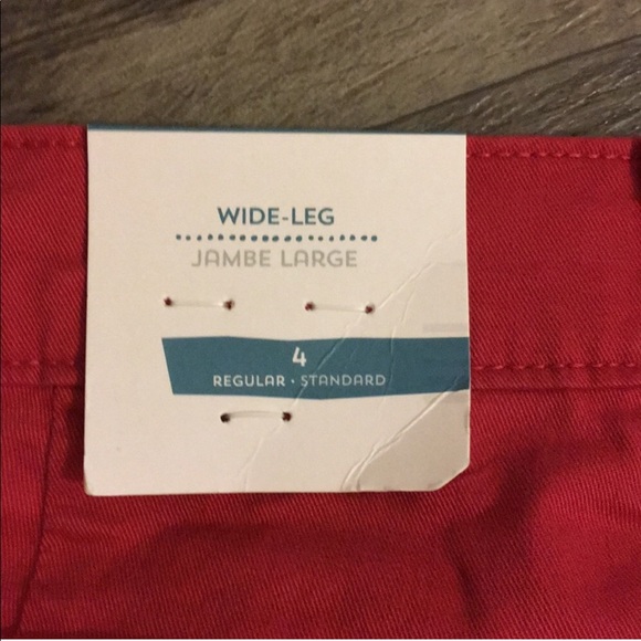 1 Left! Long Modest Red Khaki Jean Skirt - Picture 4 of 5